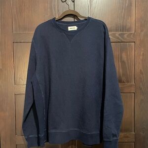 Taylor Stitch The Après Crew ~ Rinsed Indigo Terry